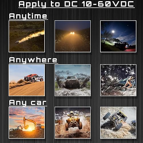 Miniatura 7 de Luces LED de trabajo para camión tractor, 75 W, 7000 lm, 12 V, 24 V, impermeable, 4 pulgadas, luces cuadradas para ATV, SUV, UTV, RV, barco, 20