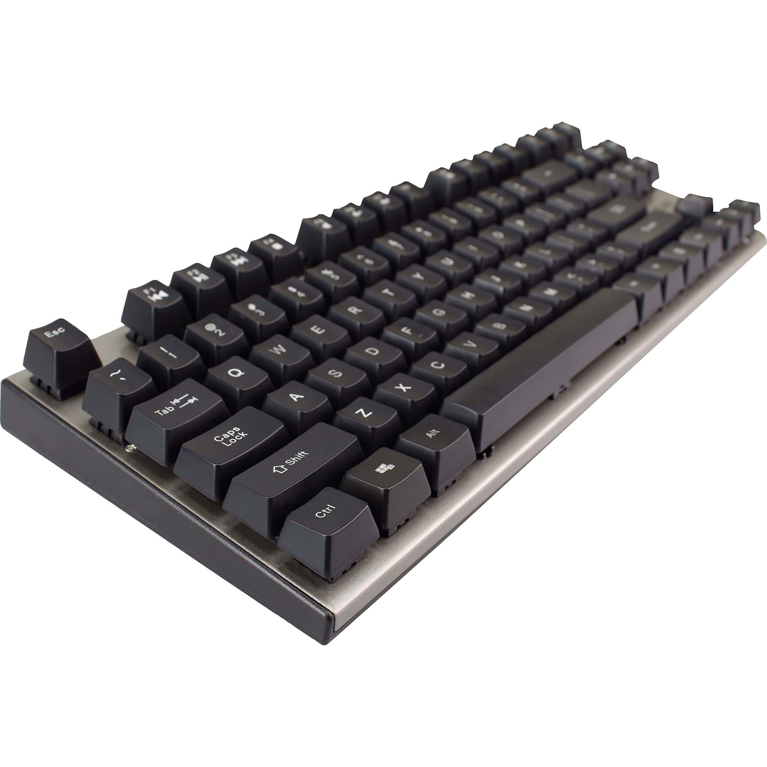 Nixeus Moda v2 Compact Mechanical Switch, Clicky Tactile Bump Feedback Keyboard for Windows & Mac (MK-BL15)