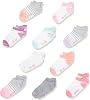 Hanes unisex-baby And Toddler Socks, Non-slip Grip Ankle Socks, Boys and Girls, Multipacks