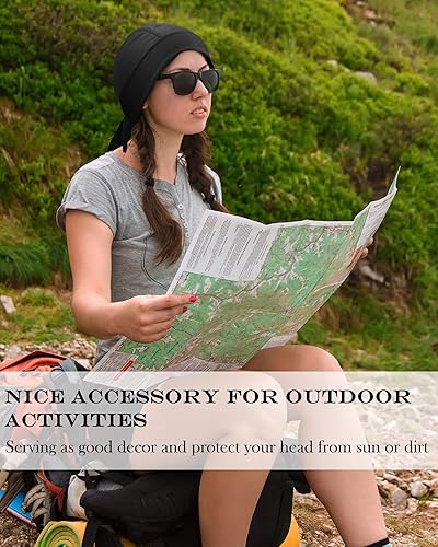 Miniatura 5 de Foaincore Paquete de 8 gorras de calavera Do Rag para hombre que absorben el sudor con forro de casco de enfriamiento para ciclismo motocicleta