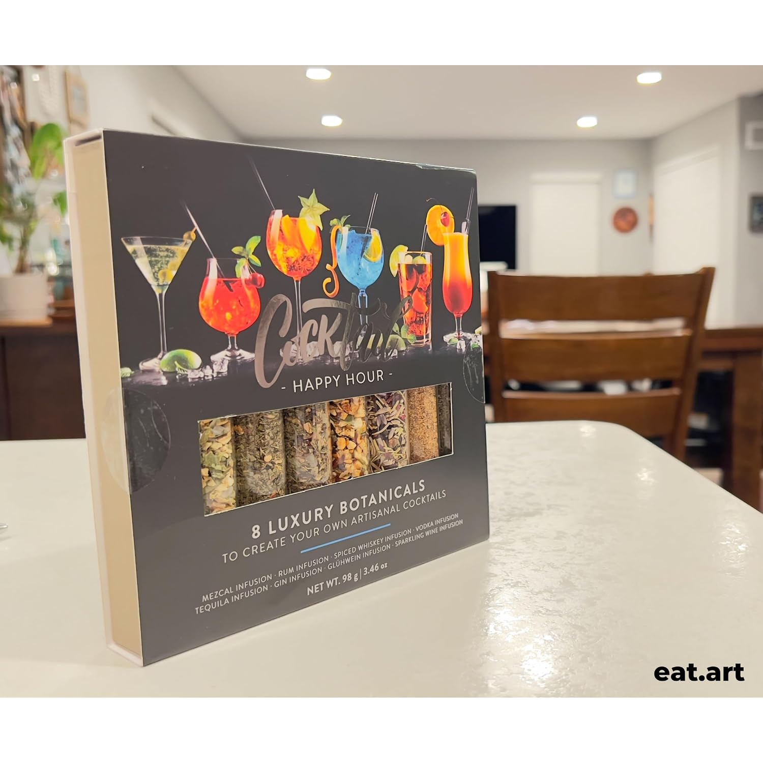 Eat.art Happy Hour | Cocktail Hour Gift Set | Gift for Men | Gift for Women | Housewarming Gifts | Gift for all Occasions | Unique Gifts