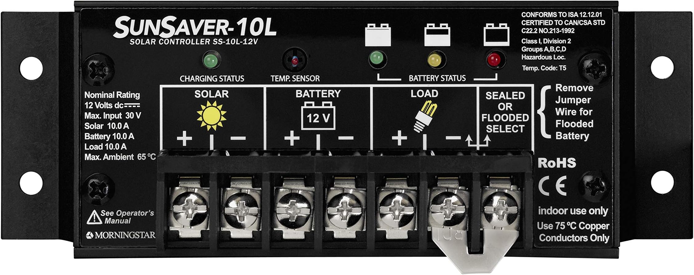 Morningstar SunSaver Charge Controller | World Leading Solar Controllers & Inverters