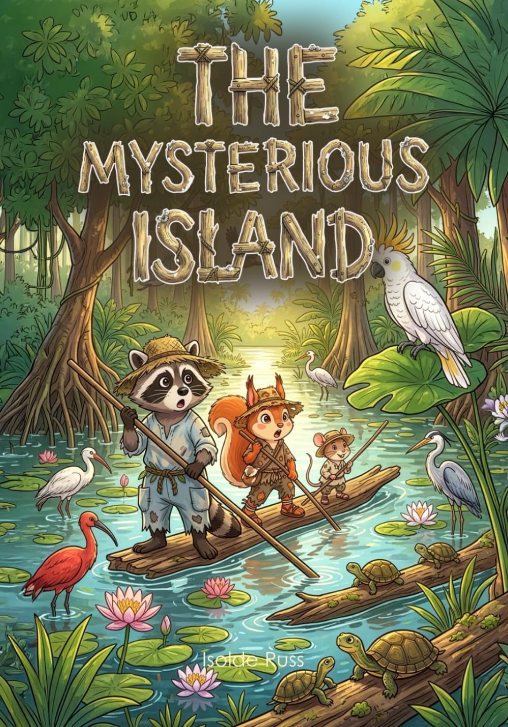 The Mysterious Island: The incredible adventures of three friends (The Adventure Stories of Raccoon, Squirrel, and Mouse)