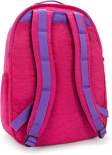 Miniatura 10 de Kipling Seoul - Mochila para portátil extra grande de 17", Negro (True Black 2), Mochila para portátil Seúl extra grande de 17 pulgadas, duradera,