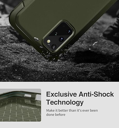 Miniatura 4 de SURITCH Funda protectora para Samsung Galaxy S20 Plus, marco frontal extra, resistente y a prueba de golpes, con protector de pantalla integrado