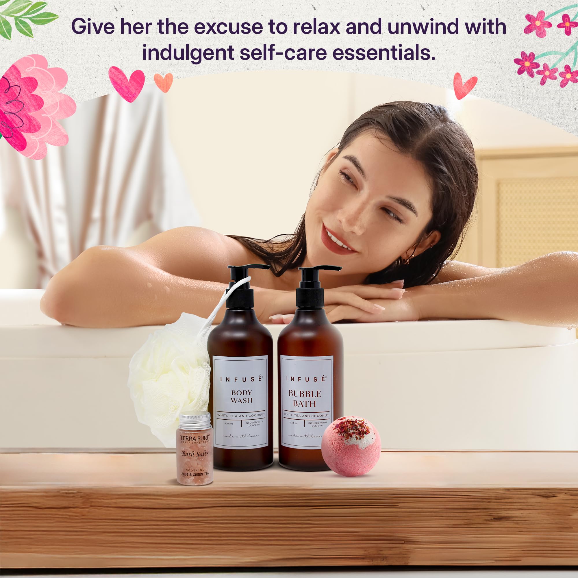 17-Piece Spa Gift Box for Women | Mother’s Day & Graduation Gift | Eye Mask, Candle, Robe, Loofa, Bath Bombs, Face Masks, Bubble Bath, Lotion, Body Wash, Bath Salt, Shampoo, Conditioner & Socks: 17 Pieces