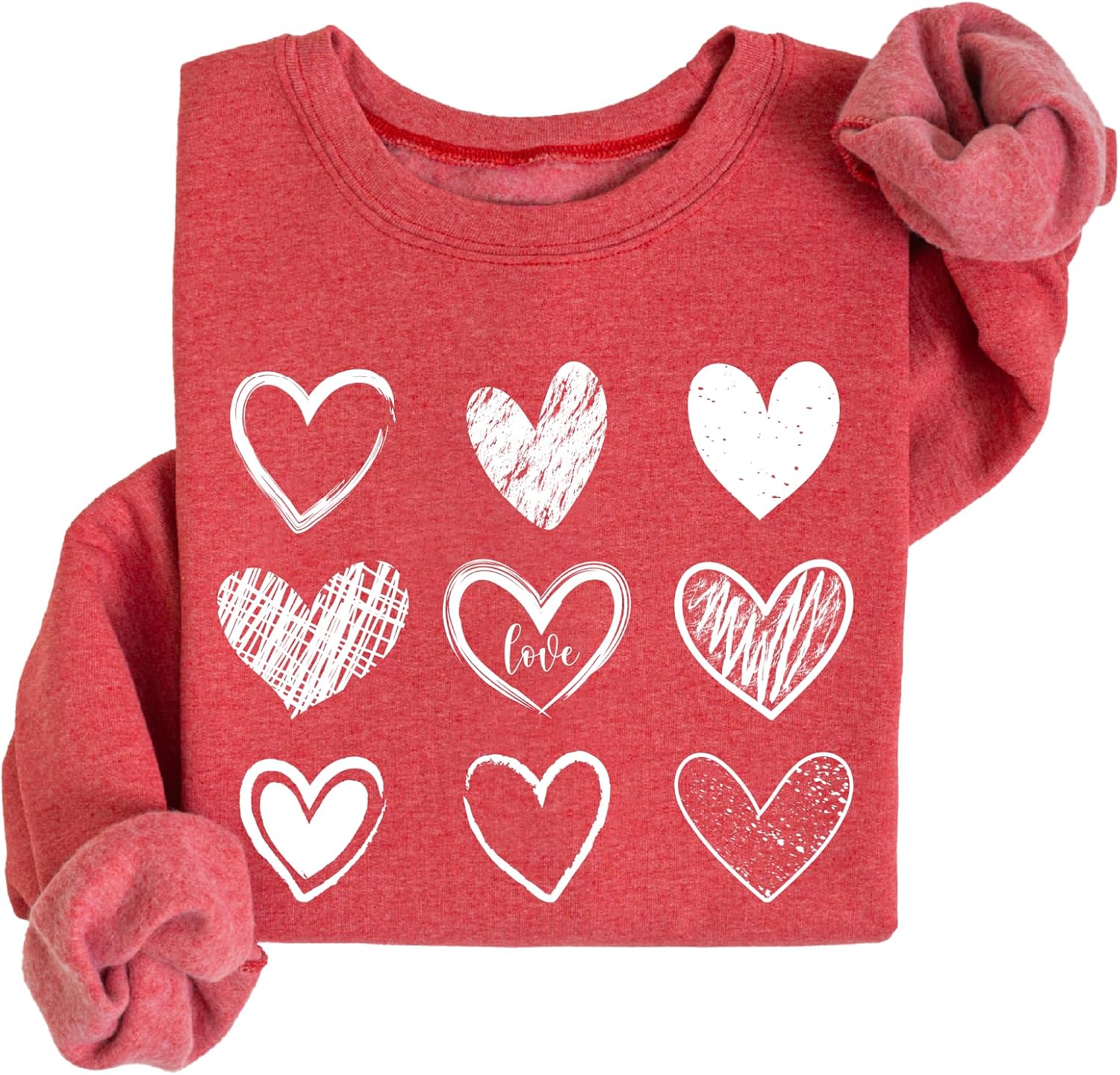 Valentines Day Heart Sweatshirt, Teacher Valentine Gift, Womens XOXO Sweater