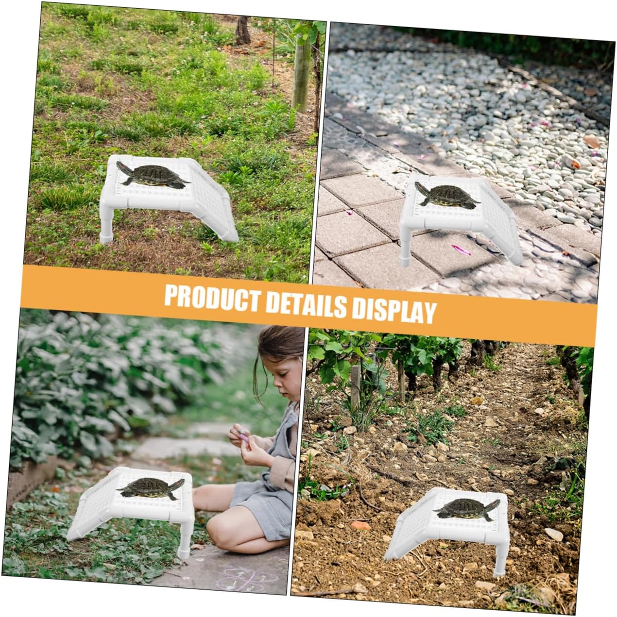Turtle Resting Dock Reptile Climbing DIY Basking Platform Multifunctional Turtle Habitat Sunbathing Area for Frogs