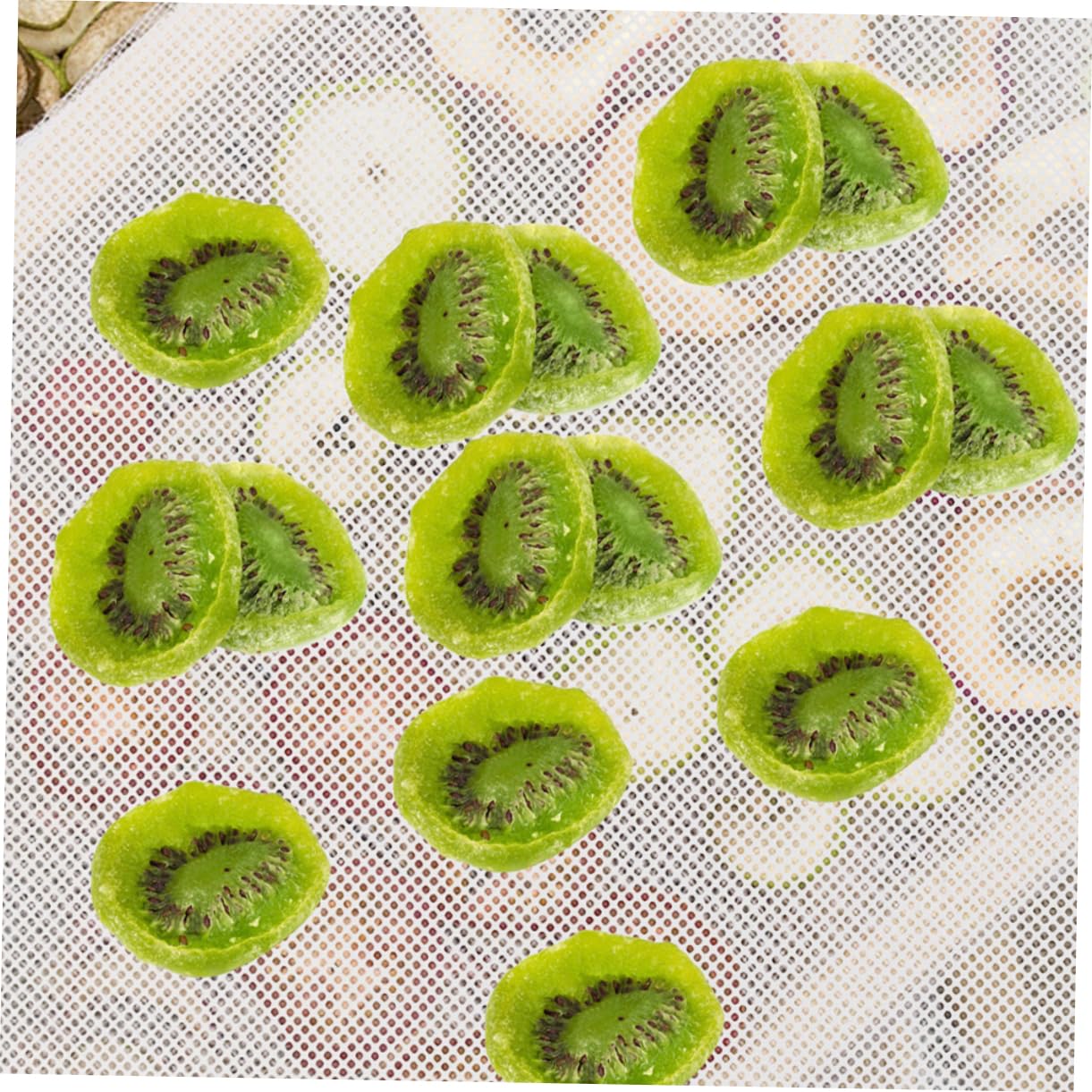 12piezas Láminas Deshidratadoras De Silicona Accesorios Reutilizables Para Deshidratador De Alimentos Tapetes Antiadherentes Para Frutas y Verduras