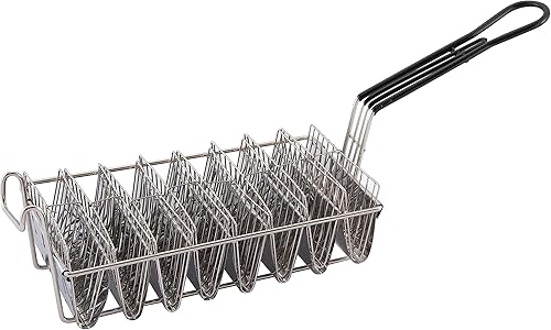 Winco Cesta de tacos capacidad para 8 conchas