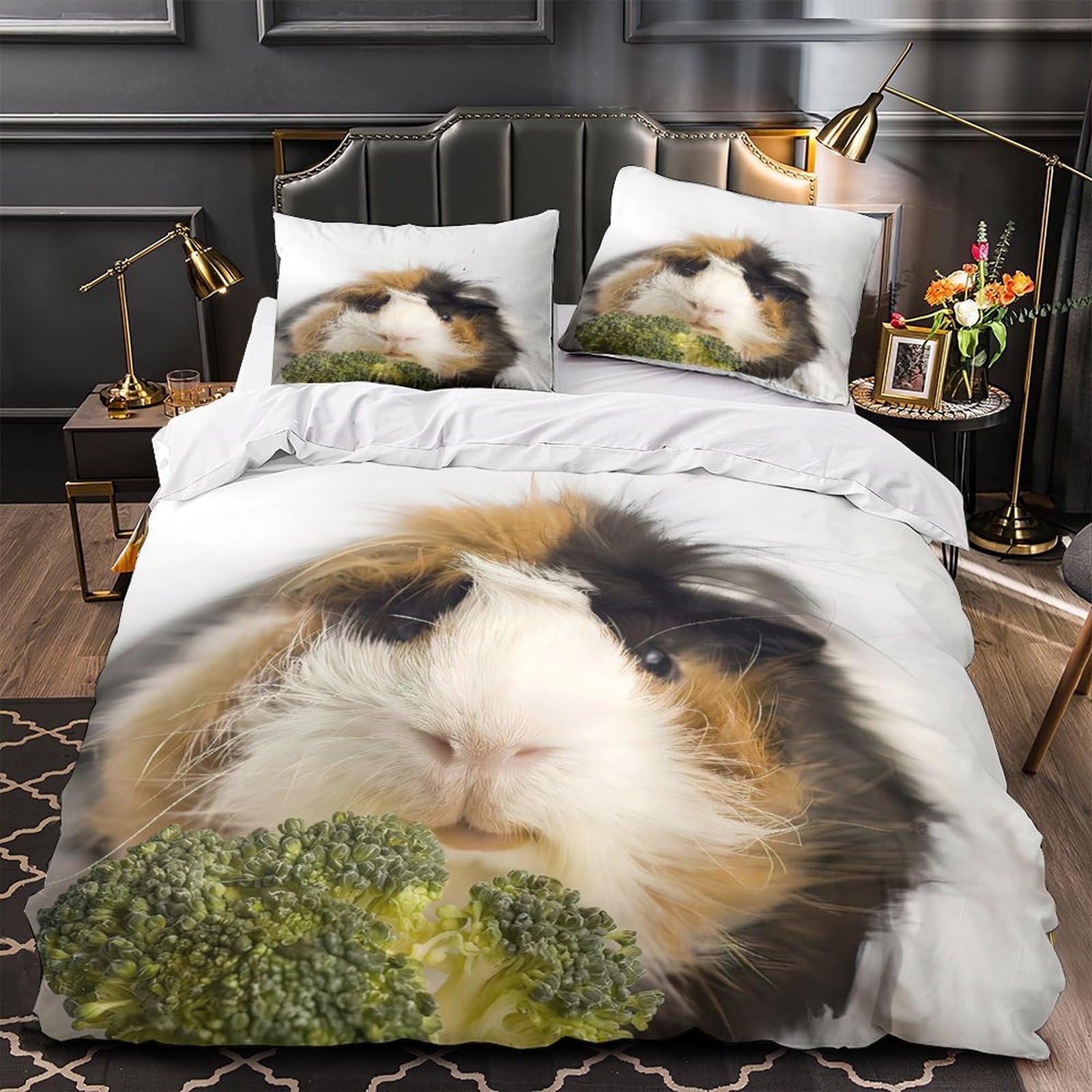Parure de lit cochon d'inde douce pour décorer une chambre d'enfant