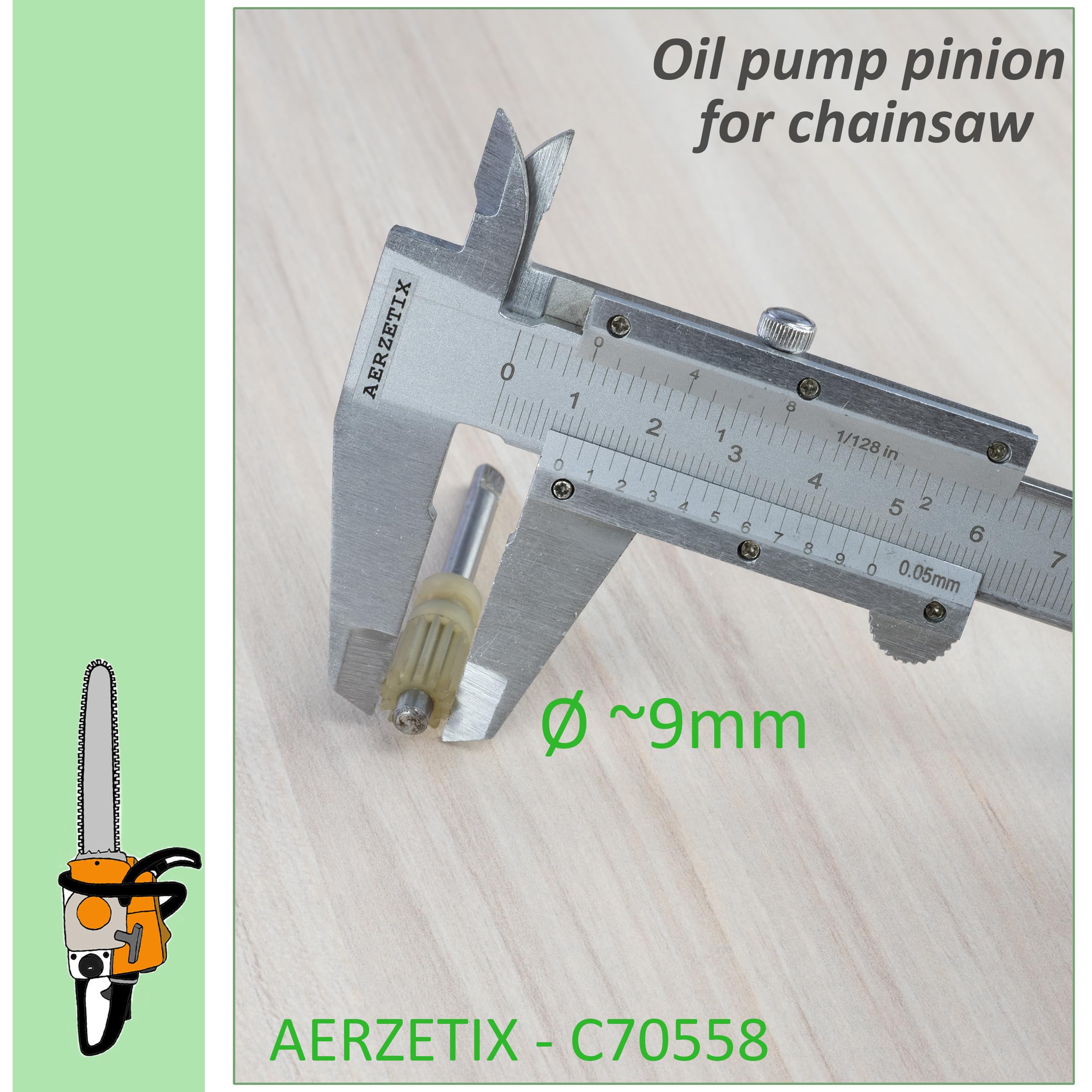 Tamburo Frizione Con Pignone 3/8 6T Per Motosega Husqvarna 136 137 141 142 - Haishine