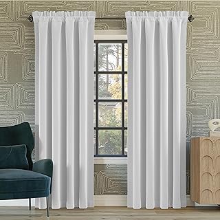Sun Zero Oslo Theater Grade Extreme 100% Blackout Rod Pocket Curtain Panel, 52