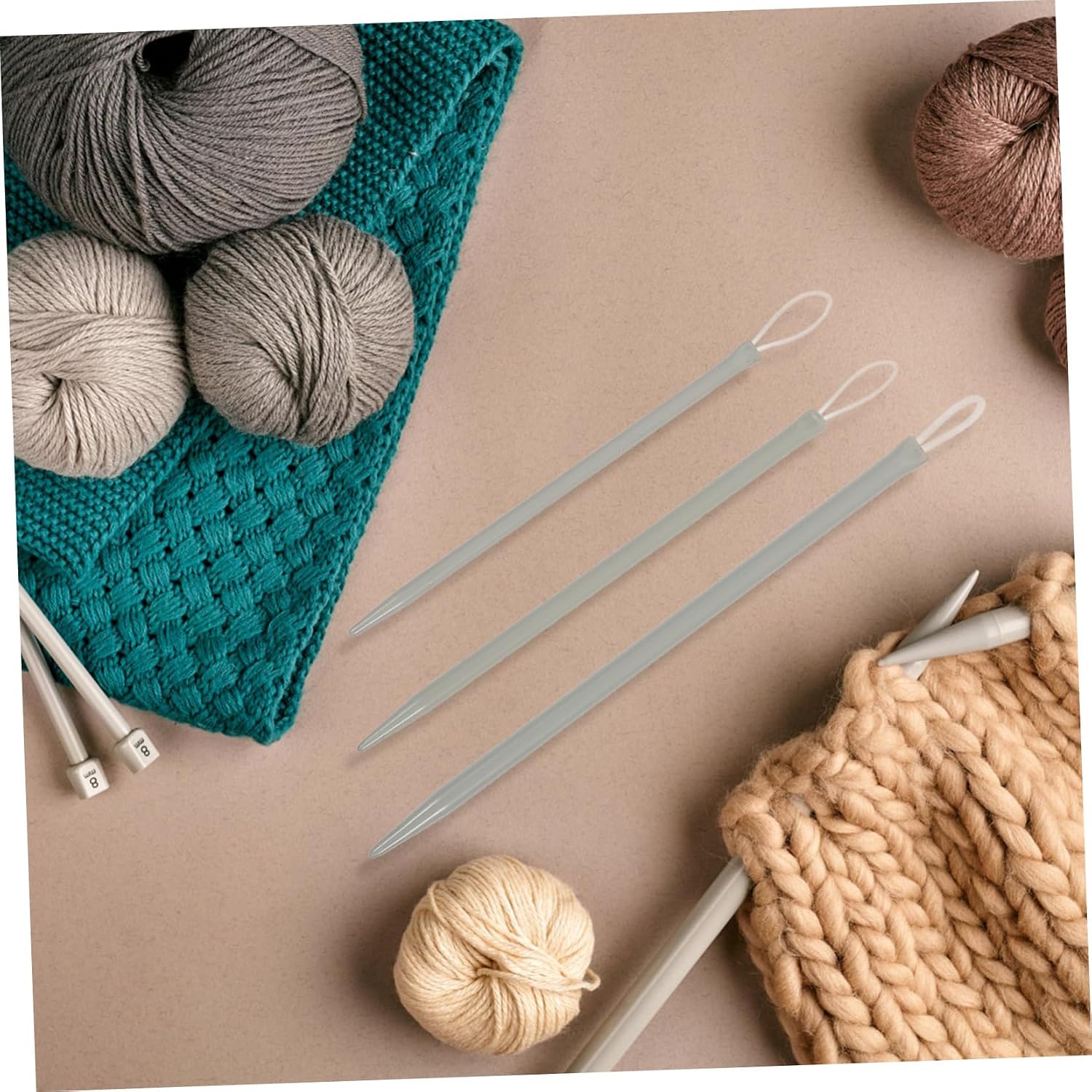 WEKAMOS 6pcs Wool Yarn Threading Needles for Embroidery Darning and Sewing Durable Tapestry Tools for Cross Stitch and Weaving Lightweight and Easy to Use