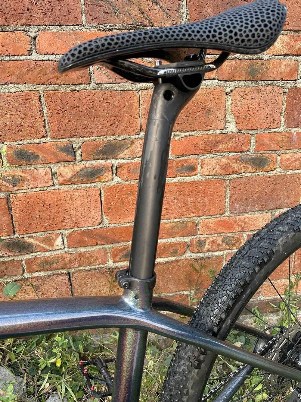 MTB E-Bike rower podsiodłowa Do ELITA ONE przesunięciem sztycy węglowej 20 mm roweru szosowego MTB Comp sprężynowa sztyca podsiodłowa