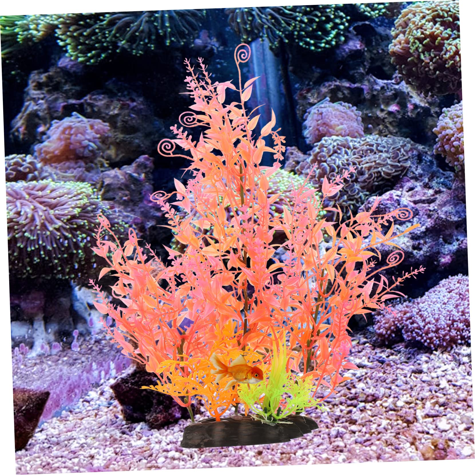 Sosoport 4stücke Künstliche Pflanzen Für Aquarien Dekorative Wasserpflanzen Kunststoff Für Fischbecken Und Terrarien Lebendige Aquarium Deko Für Betta Und Schildkrötenbecken