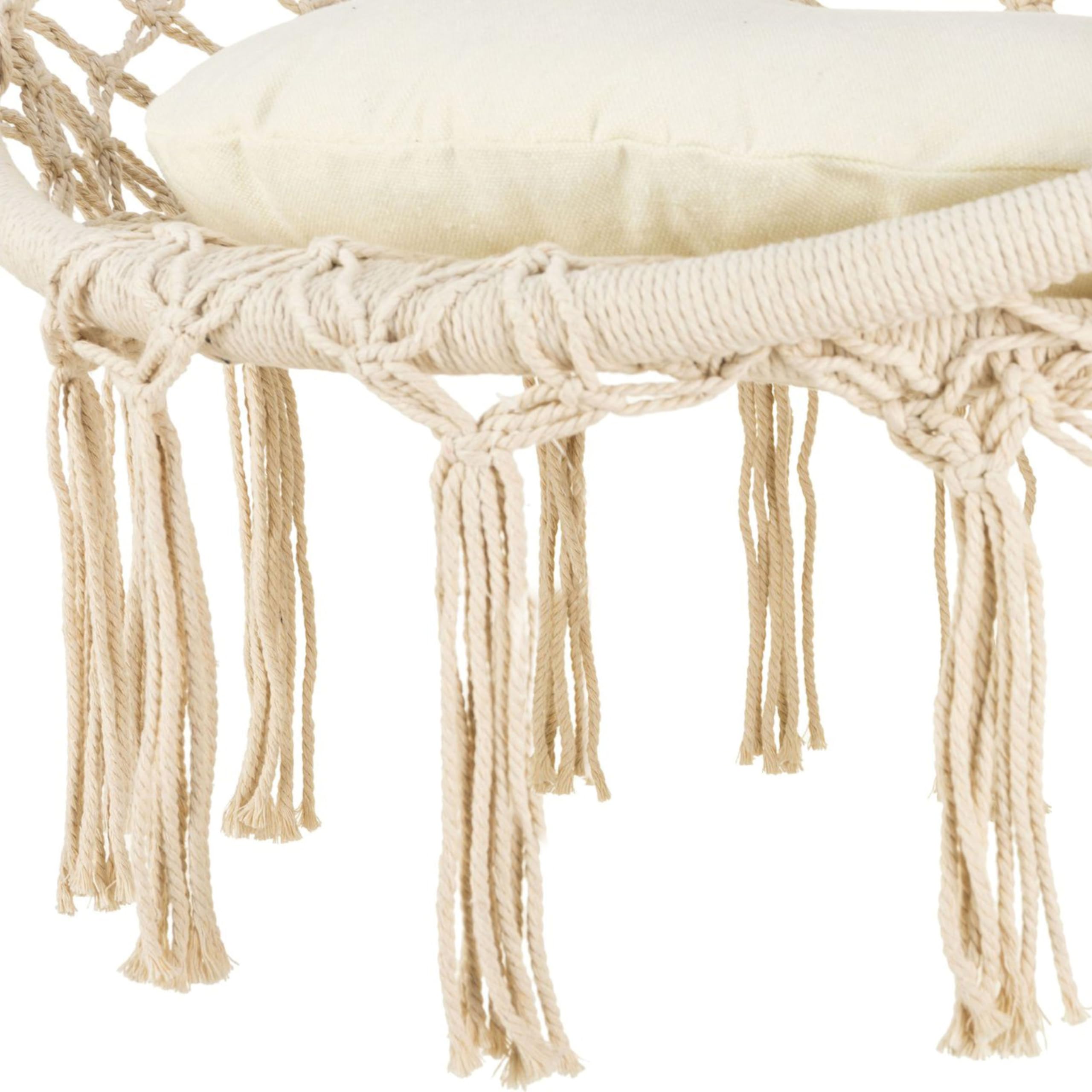 Fauteuil Suspendu Boho, Chaise Suspendue, Fauteuil Exterieur, hamac Suspendu, Chaise hamac Suspendu Exterieur, Fauteuil Suspendu Interieur