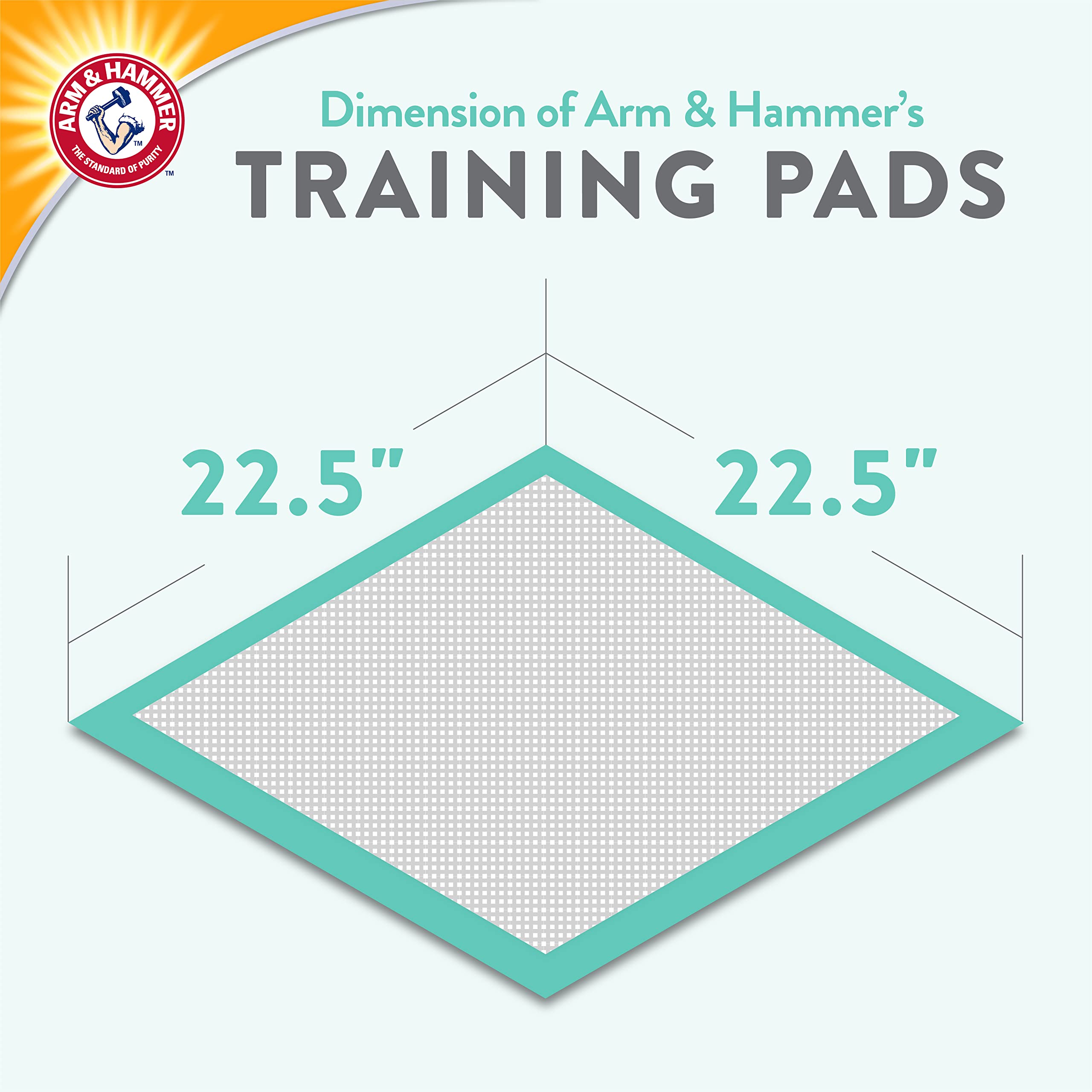 Arm & Hammer Almohadillas de Entrenamiento para Mascotas de té Verde | Almohadillas de Entrenamiento para Perros de 200 Unidades con bicarbonato de Sodio de té Verde súper Absorbente para 2 Veces el