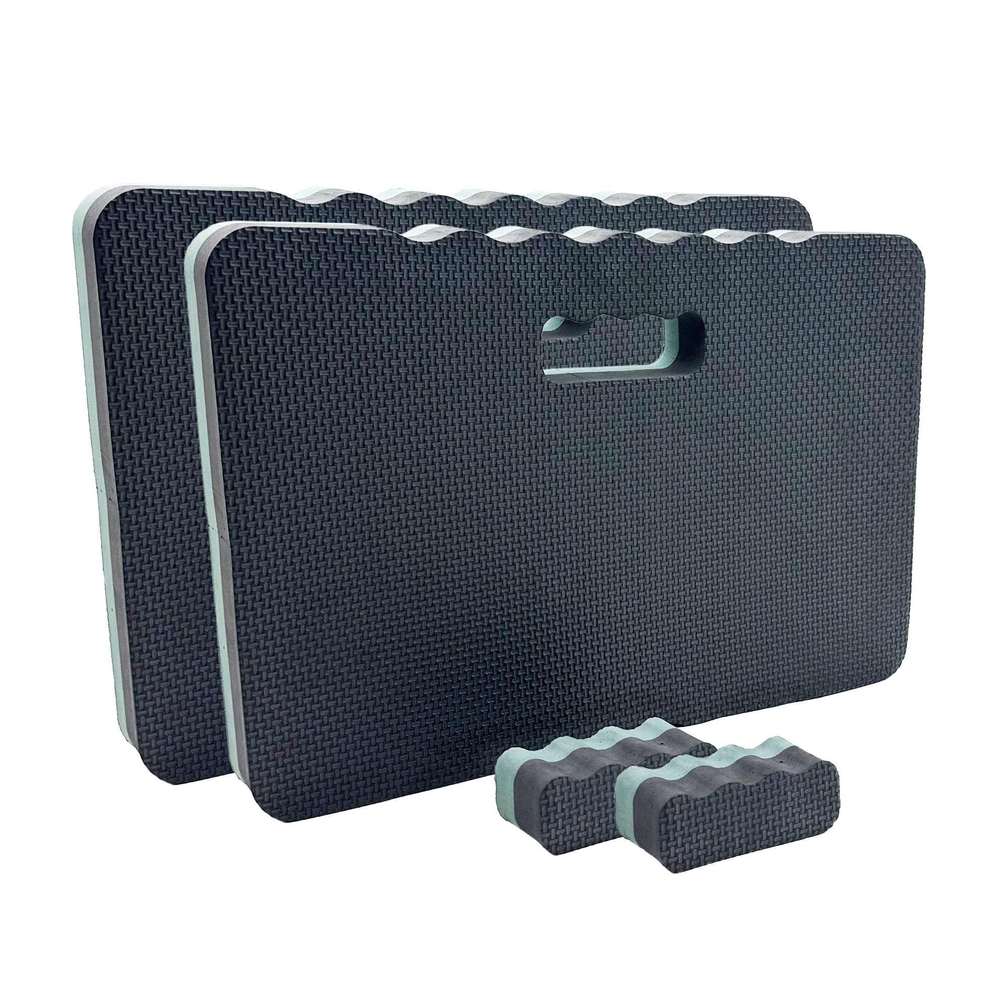 Nicoman EVA Foam Kneeling Pad, Dual Colour, 43.5 x 28 x 4cm, with Built-In Carry Handle, Water-Resistant, for Gardening and DIY (Pack of 2)