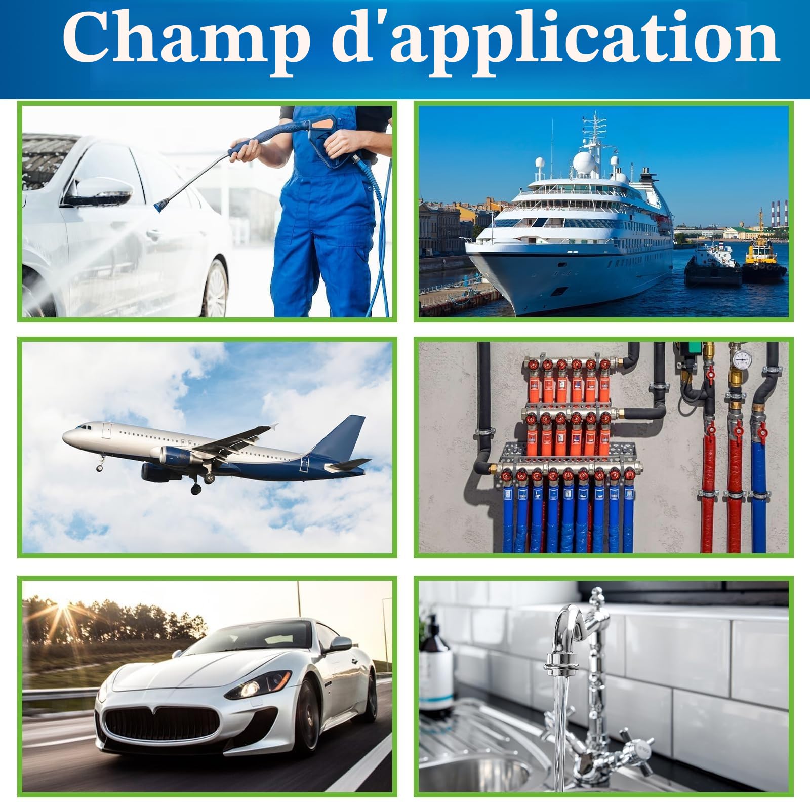 Lot de 595 joints toriques AC automobiles SAE et métriques pour climatisation
