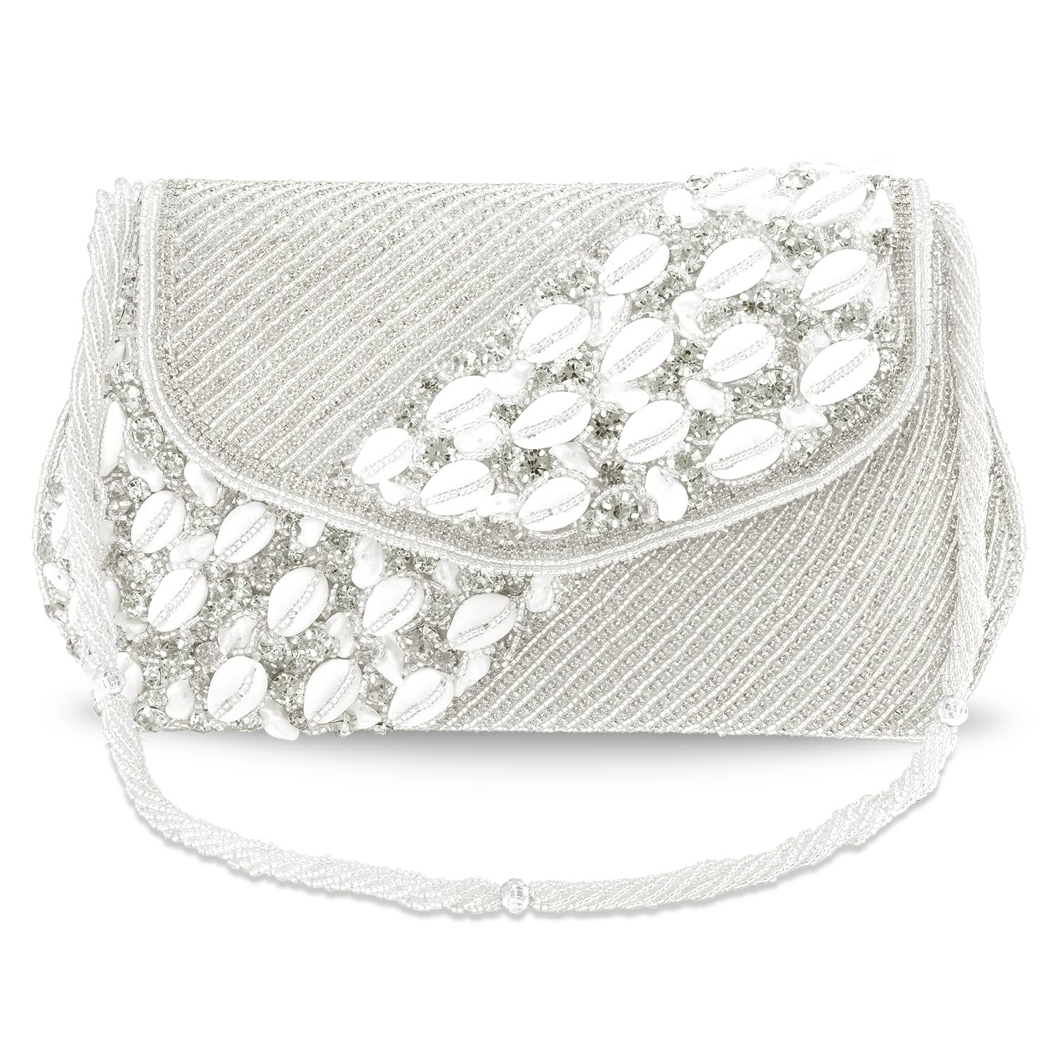 peora Clutch Purses for Women Wedding Handmade Handbags Evening Party Bridal Clutch-picture-10