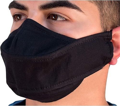 Miniatura 2 de Protec Máscara facial de Singer's modelo A345, tamaño grande, color negro