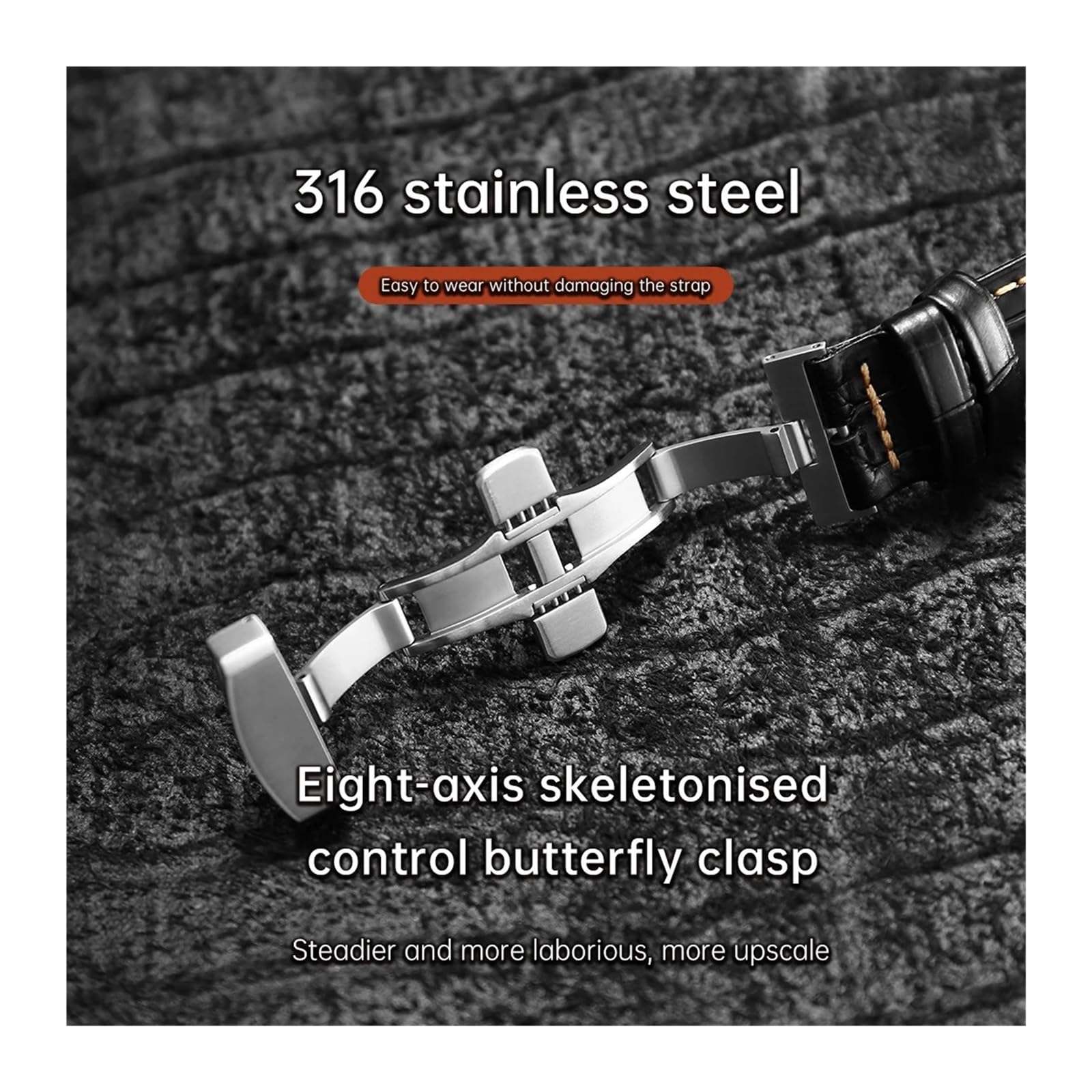 Genérico Correa de Reloj Cuero liberación rápida, Accesorios 20mm y 22mm, Pulseras compatibles con Banda
