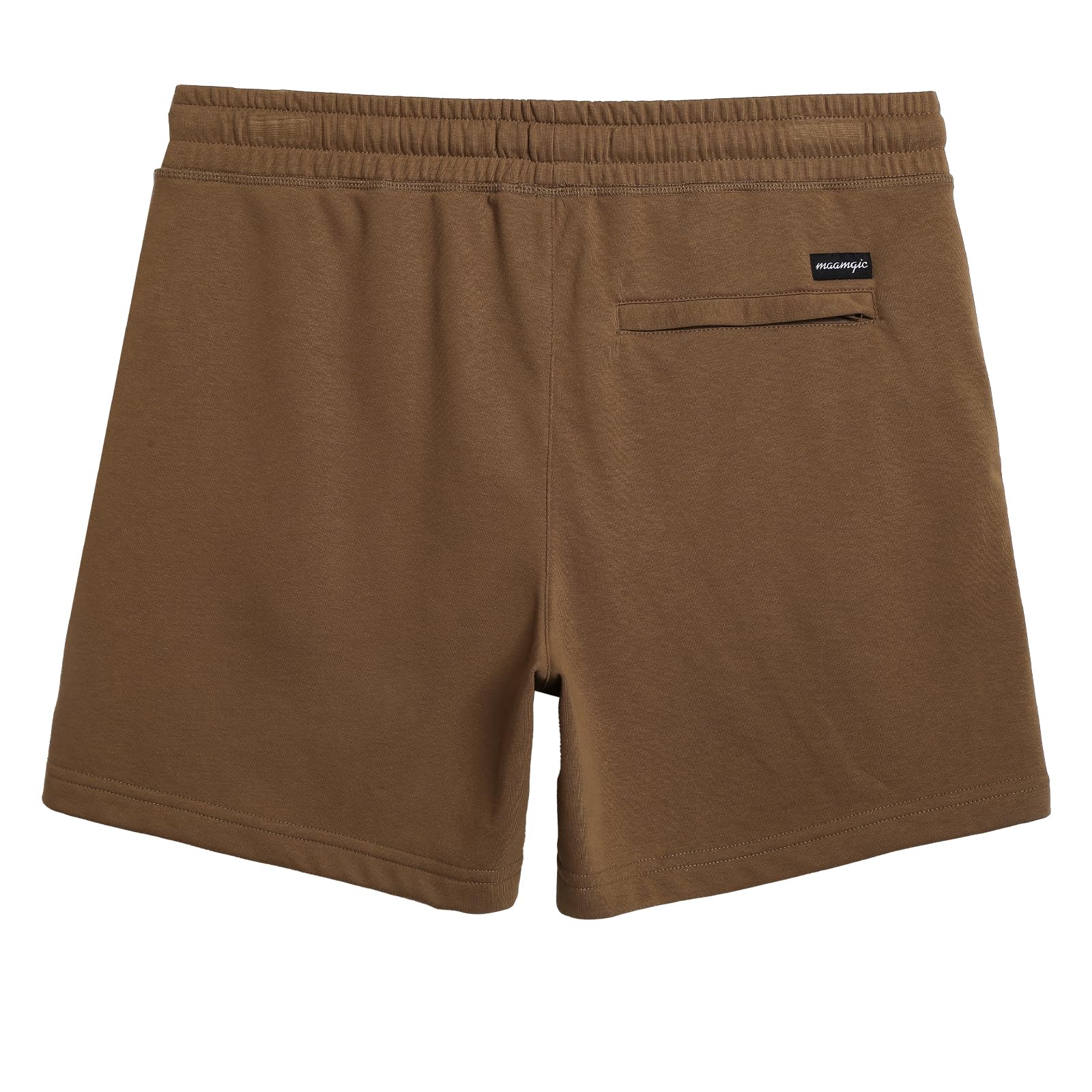 maamgic Pantalones cortos deportivos de gimnasio para hombre, 14 cm, cintura elástica, estilo casual, con bolsillo, pantalones cortos de entrenamiento para hombre