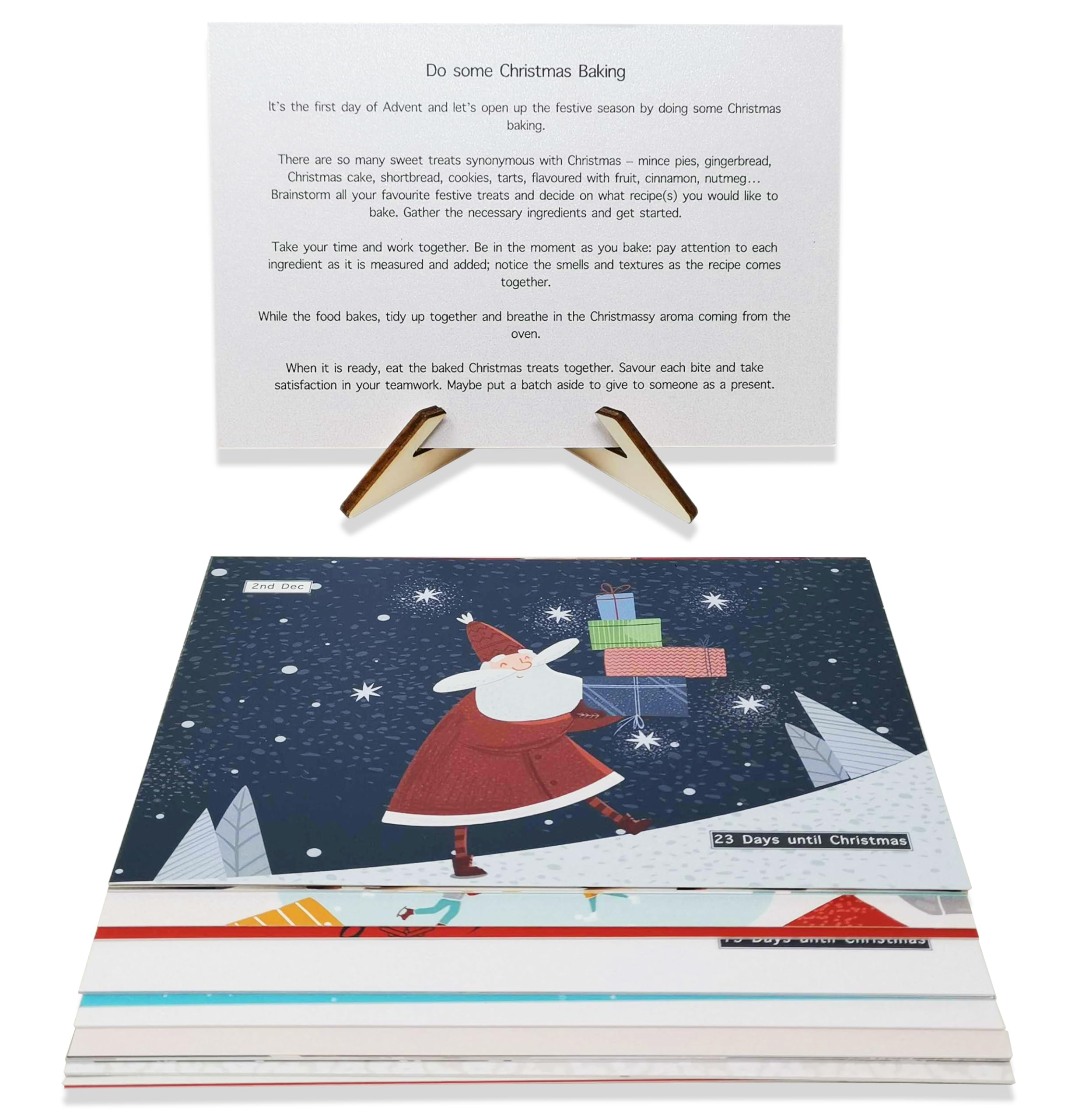 Mindfulness Advent Calender 24 Mindfulness Cards to Help You Enjoy and Appreciate Christmas Even More! (Christmas Dates)