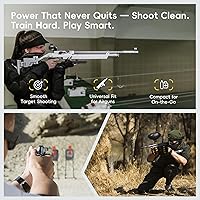 Vista 5 de Cartuchos de CO2 de 12g – Paquete de 25, ajuste cómodo sin rosca, compatible con pistolas de balines CO2, armas de aire, pistolas de aire, rifles