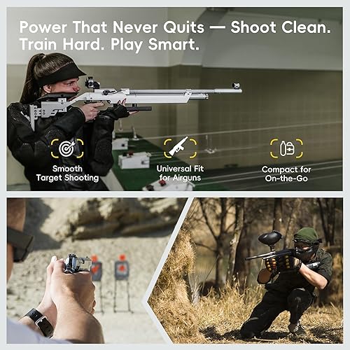 Miniatura 5 de Cartuchos de CO2 de 12g – Paquete de 25, ajuste cómodo sin rosca, compatible con pistolas de balines CO2, armas de aire, pistolas de aire, rifles