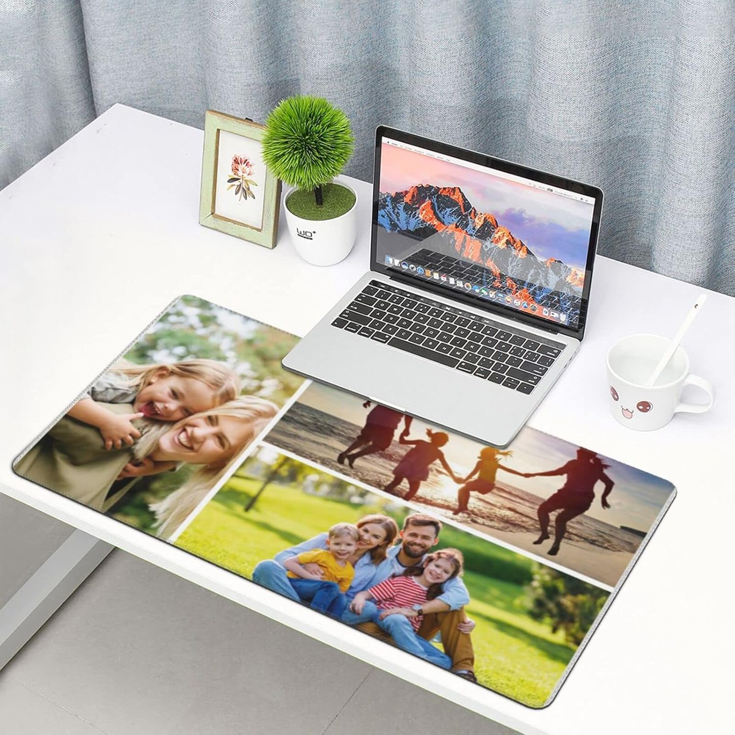 Custom Extended Desk Mouse Pad Personalized Mousepad with Picture Photo Large Gaming Pad for Mouse and Keyboard