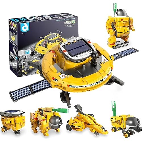 Solar Robot Stem Projects For Kids Ages 8-12 10-14 Space Toys Science Robotic Kit Experiment Kid Robot Model Engineering For Teen Building Gift Ideas For Girls Boys Toys 8 9 10 11 12 13 14 Year Old Up