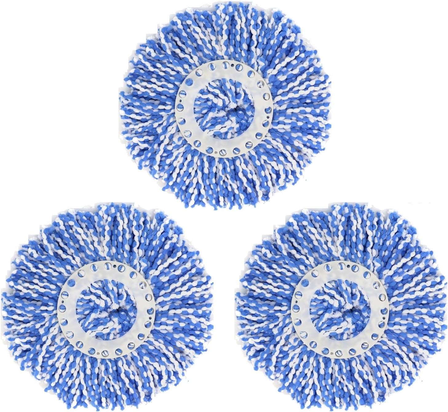 4-Pack Microfiber Spin Mop Replacement Heads - Refill For 360° Rotating Floor Mops 8 thumbnail image