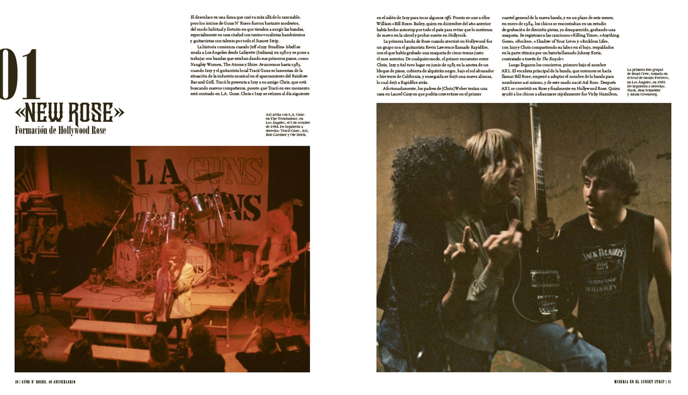 Guns N' Roses. 40 aniversario (Música y cine)