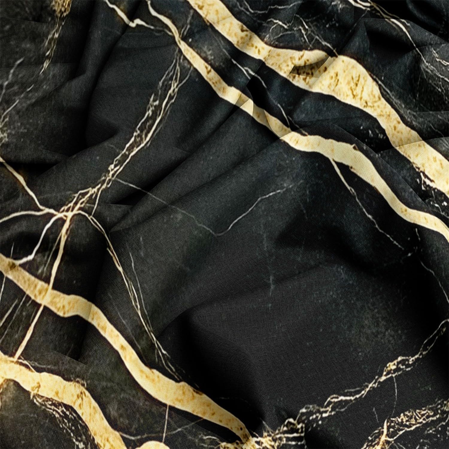 Dwustronna kołdra zestaw pościeli złota tekstura marmurowy wzór nadruk miękka szczotkowana mikrofibra 230 x 220 cm zestawy poszewek na kołdrę - poszewki na poduszki prześcieradło jakość hotelowa