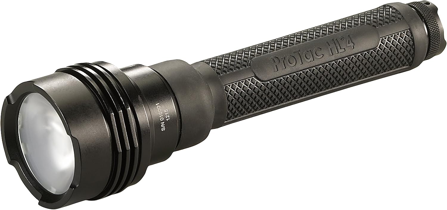 Streamlight 88060 Pro Tac HL 4 2,200 Lumen Professional Tactical Flashlight with High/Low/Strobe Dual Fuel use 4x CR123A or 2 x Rechargeable Li-iON Batteries - 2200 Lumens, Black Streamlight 88060 Pro Tac HL 4 2,200 Lumen Professional Tactical Flashlight with High/Low/Strobe Dual Fuel use 4x CR123A or 2 x Rechargeable Li-iON Batteries - 2200 Lumens, Black