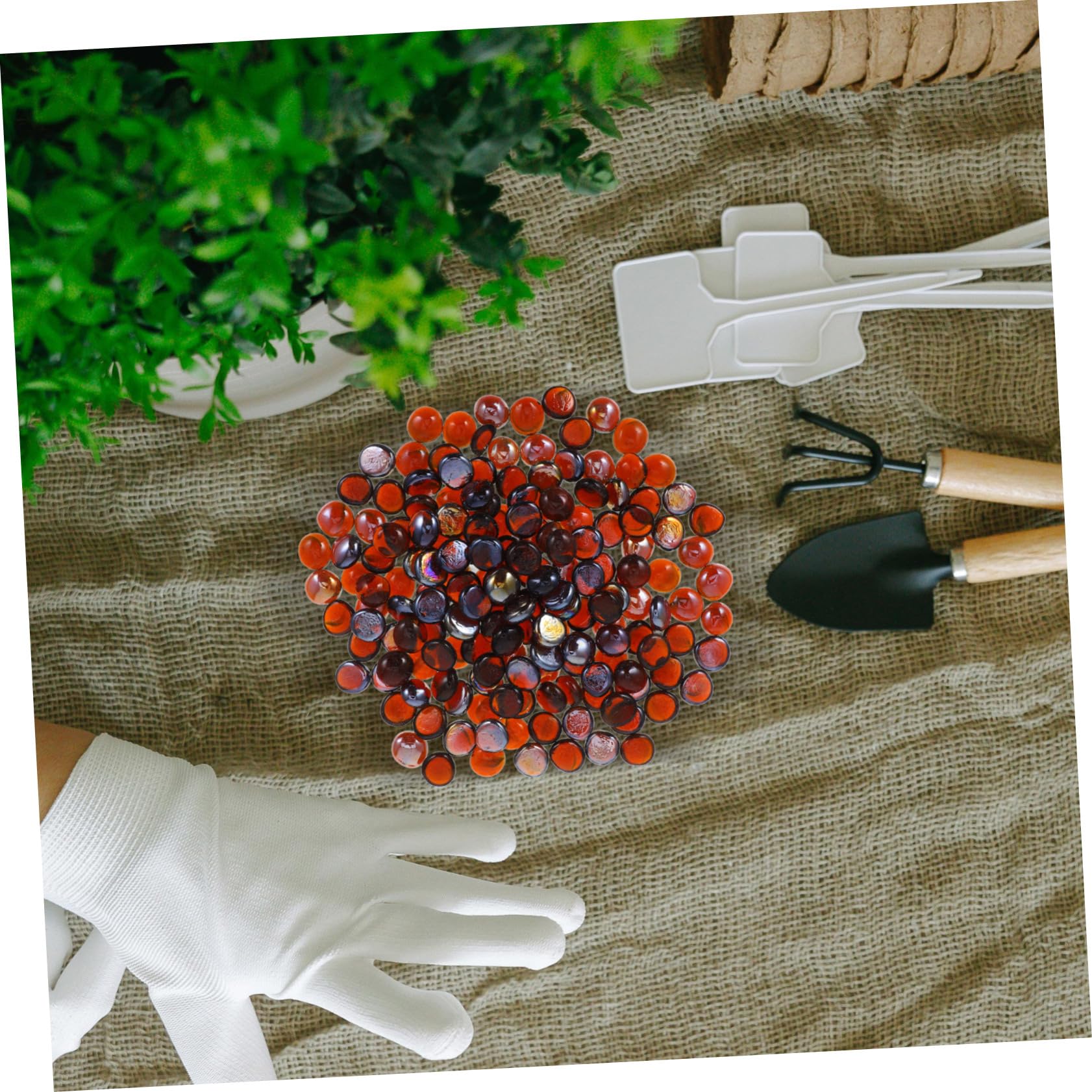 INOOMP 1sacchetto Decorazioni Per e Acquari Granuli Anti- Confezione Per Fontane e Acquatici