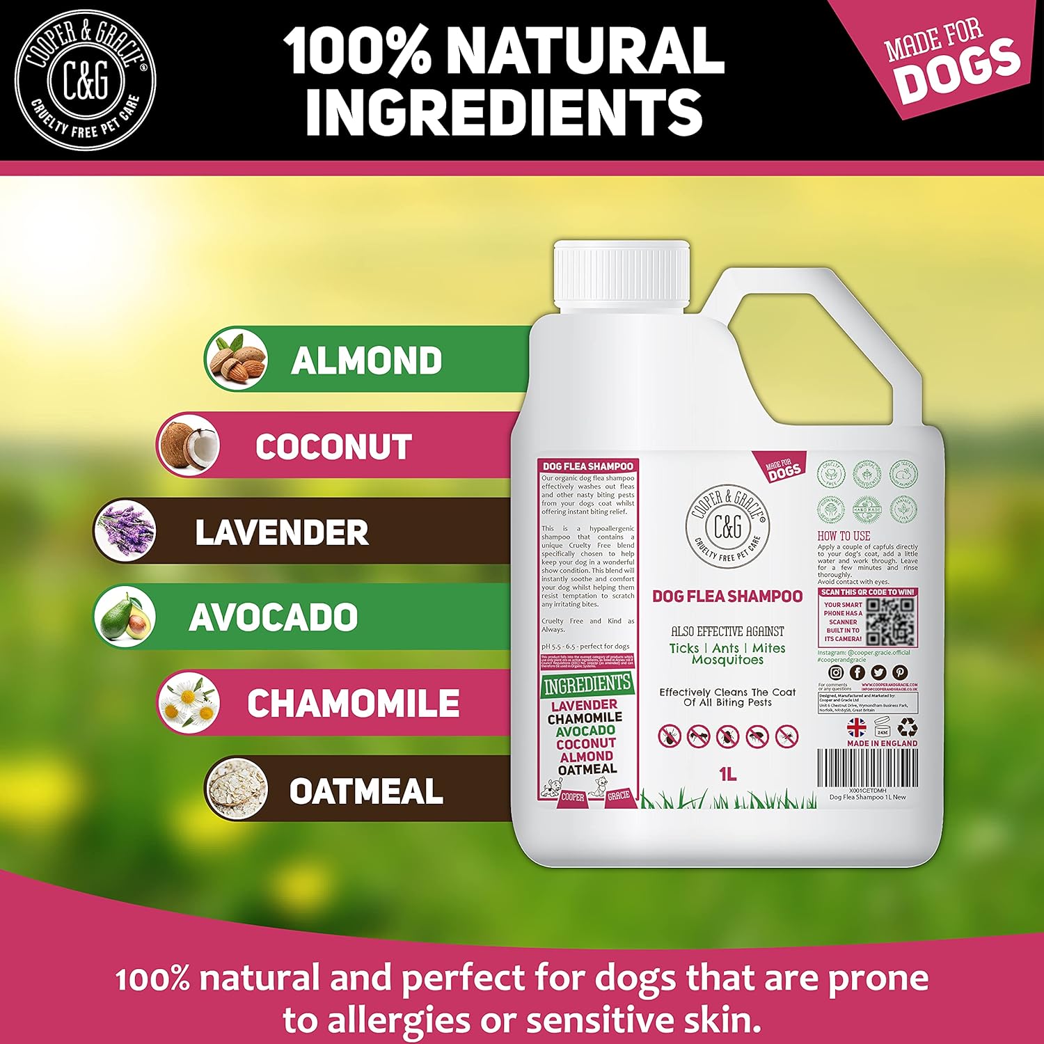 flea shampoo for dogs with sensitive skin