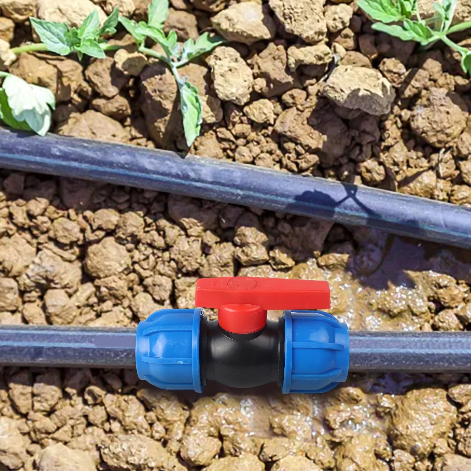 Raccordo rapido per tubo dell'acqua, in polietilene, raccordo a caldo con design a prova di perdite, per impianti idraulici commerciali residenziali, 20 mm, 25 mm, 32 mm, 40 mm, 50 mm (40 mm)