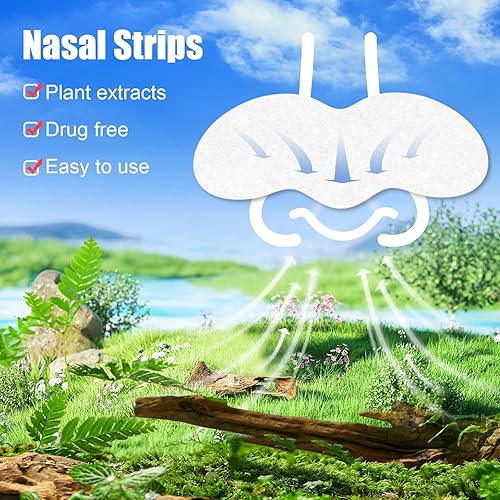 Miniatura 2 de Tiras nasales de ventilación de gel de polímero altamente hidrofílico, alivia la congestión nasal, pasajes nasales bloqueados y dificultades