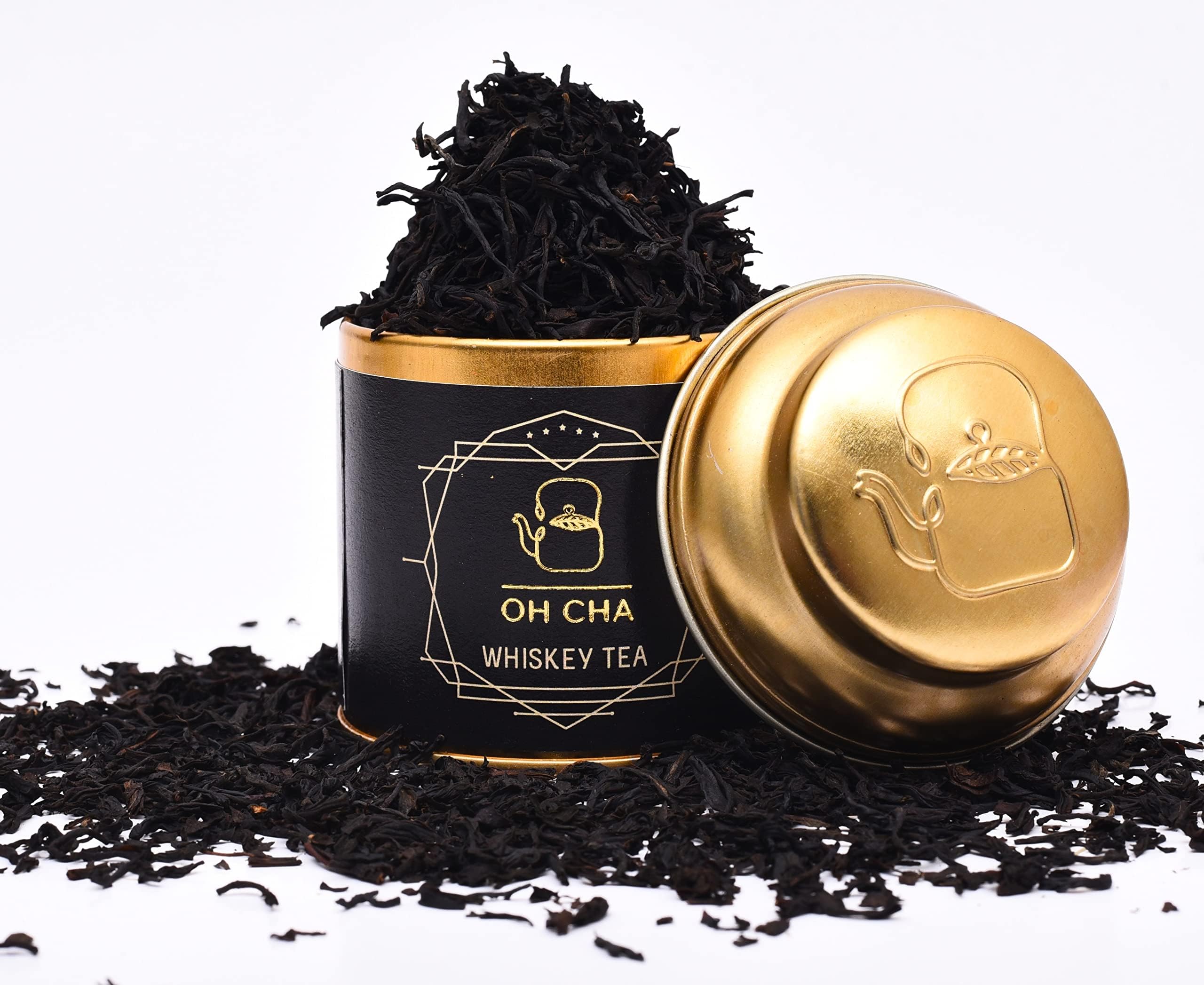 Roasted Darjeeling Whiskey Flavored Tea, 35gms, Non-Alcoholic, Smoky, Whole Leaf