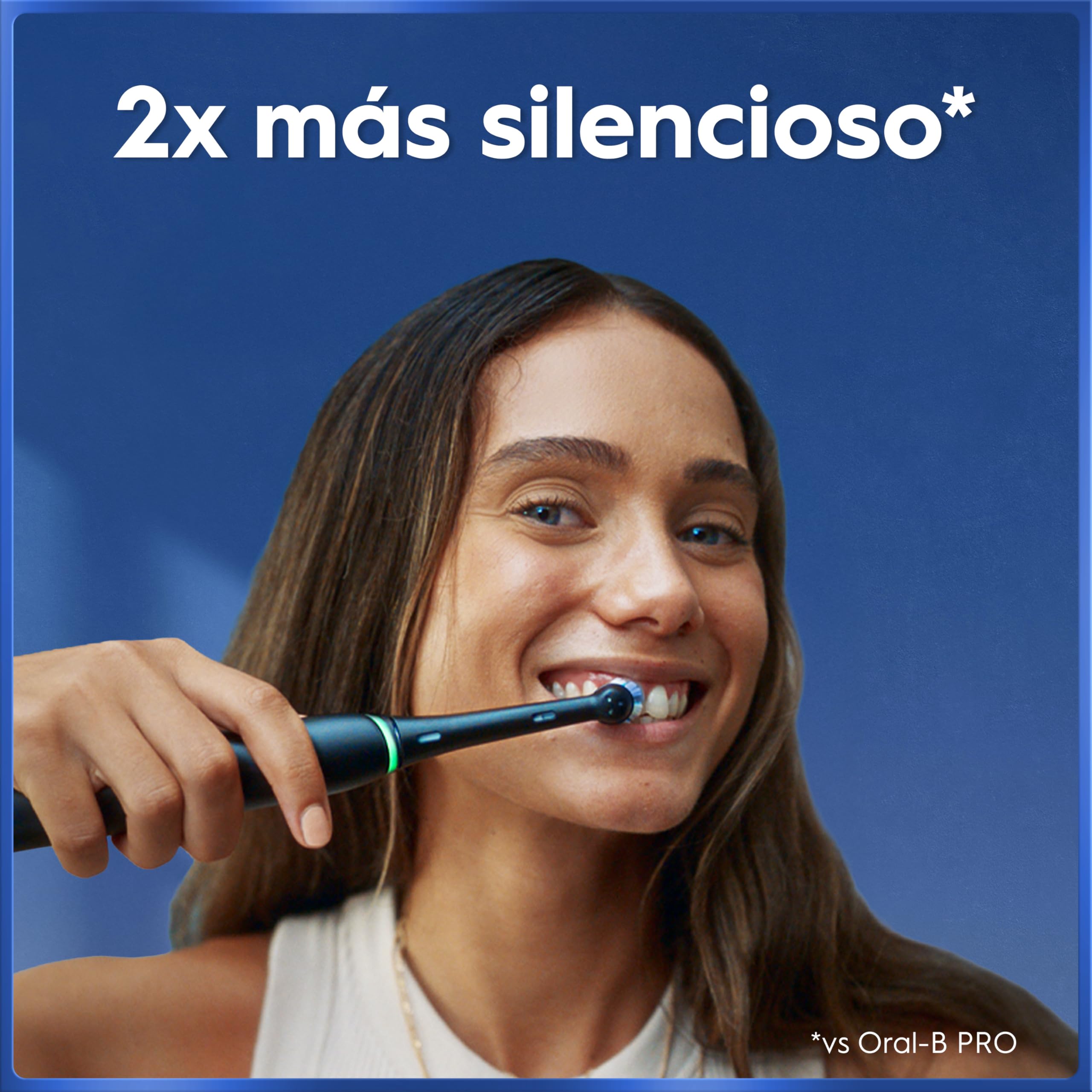 Oral-B iO 9 Cepillo de Dientes Eléctrico con 3 Cabezales, Negro - Cepillo Dental con 7 Modos de Cepillado Y Sensor de Presión, Carga Rápida, Estuche Cargador de Viaje, Seguimiento con App