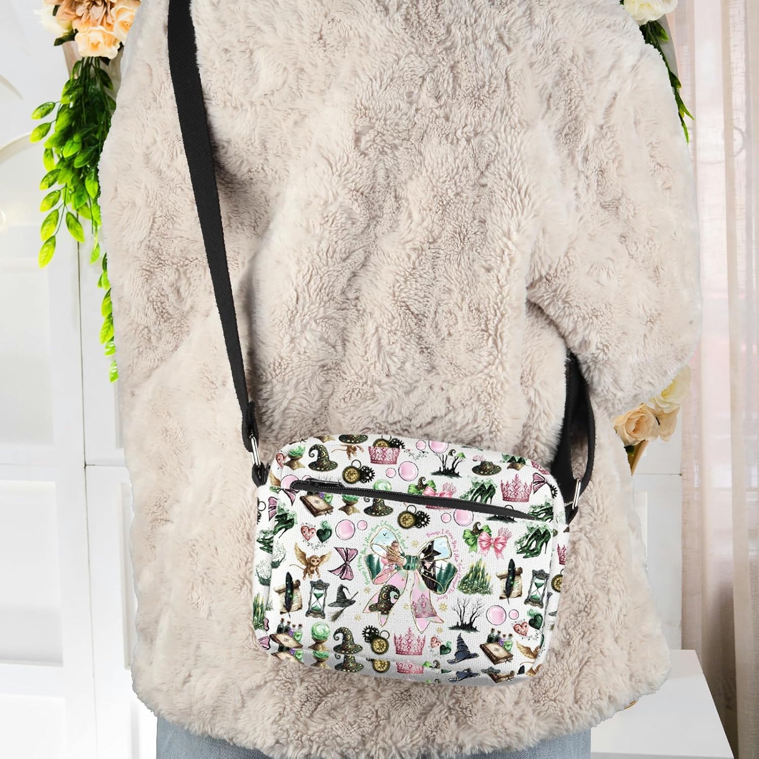 WCGXKO Musical Crossbody Bag Witch Musical Theater Fans Gift for Witch Lover - Image 6