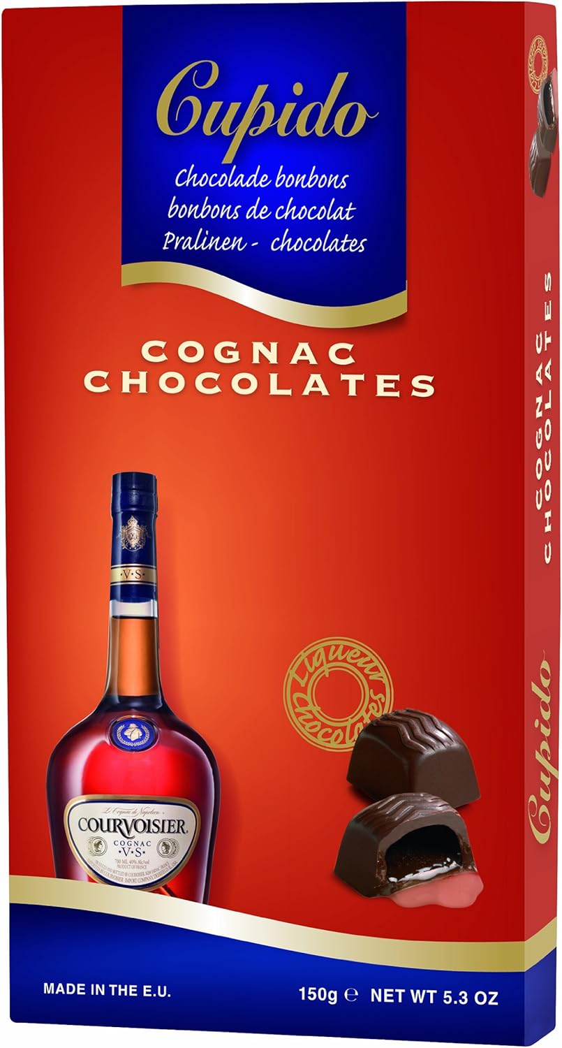 Cognac Liqueur Chocolates 150 g (Pack of 4) Amazon.co.uk Grocery