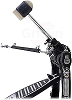 Vista 5 de GRIFFIN Pedal de bombo doble (Serie Quick-Kick) – Juego de tablas de pie de alta resistencia, cadena doble con batidores cuádruples para batería