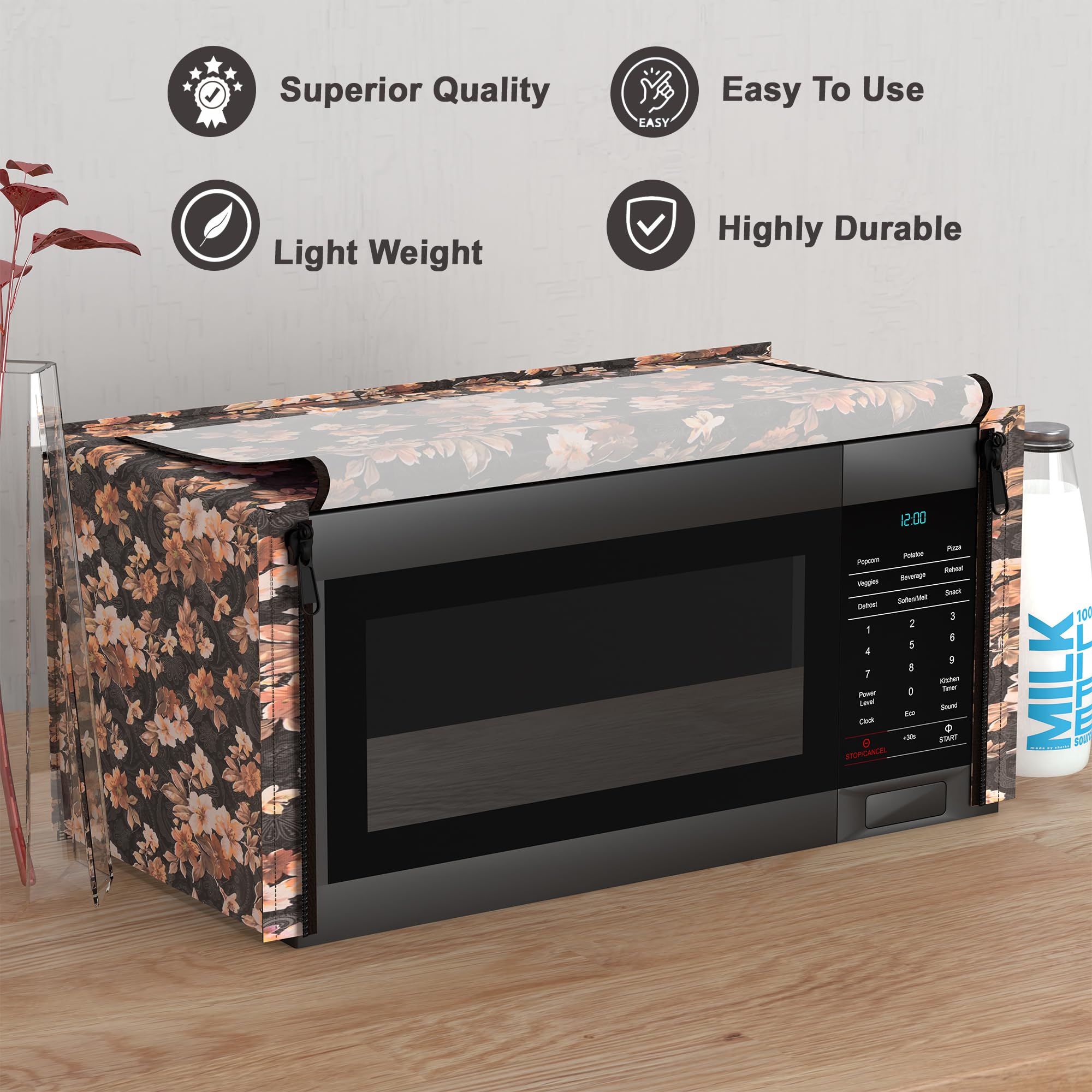 Microwave Cover - Dustproof & Stylish Oven Protector -6