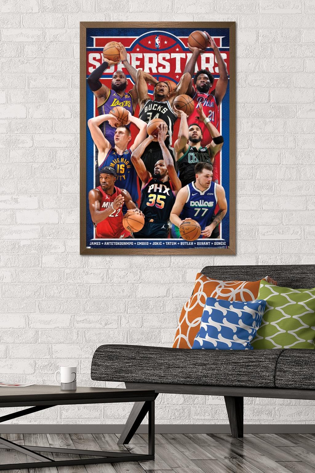 Amazon.com: Trends International NBA League - Superstars 23 Wall