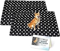 Vista 15 de EZwhelp Almohadillas reutilizables para orina de perro, lavables e impermeables para entrenamiento de orinal o almohadillas de parto, 24 x 48