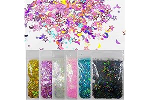 LoveOurHome Star Glitter Flakes for Resin Creations